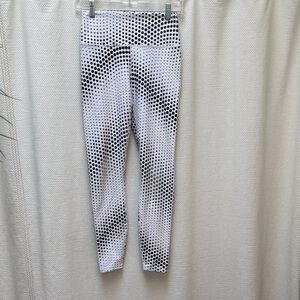 Fabletics Black and White Polka Dot Leggings